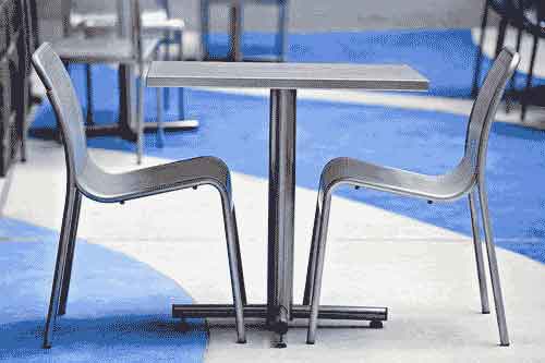 Stainless Steel Table Chair